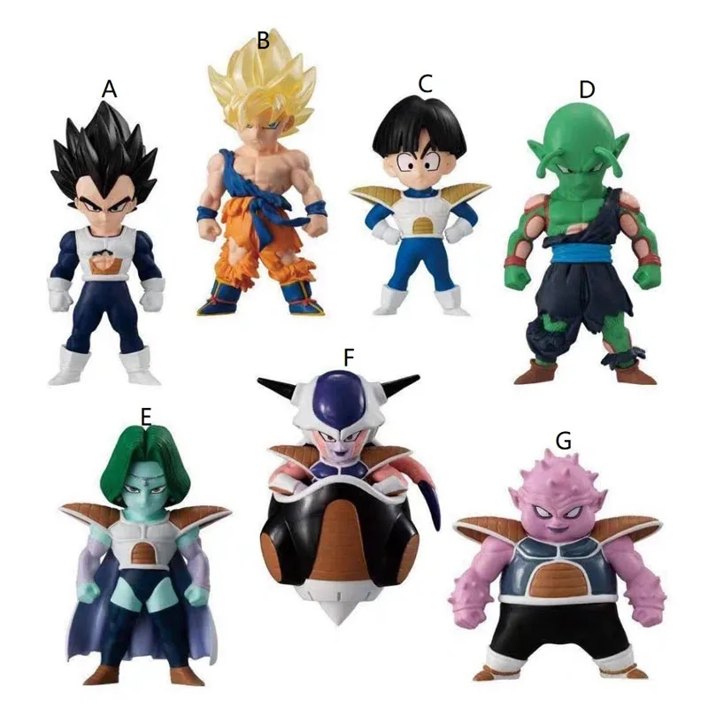 

Bandai Genuine CANDY TOY Dragon Ball ADVERGE13 Vegeta IV Son Goku Piccolo Action Figure Model Toys Collectible Goku Figurine
