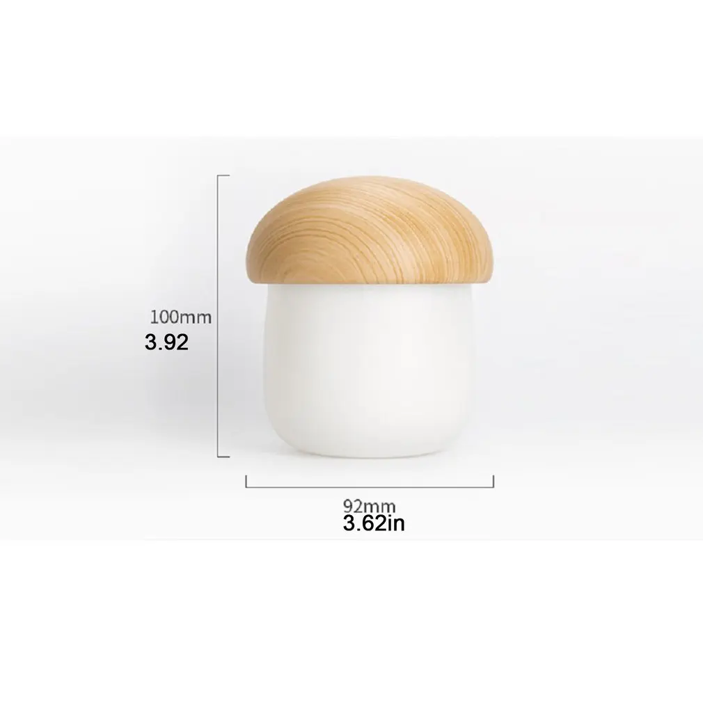 

Mini Humidifier Aroma Diffuser For Home Baby Car Air Humidifier 250ml Cute Mushroom Mist Humidifier With Night Lights