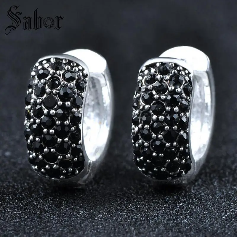 Новое поступление европейские креольские широкие шипованные серьги-гвоздики с