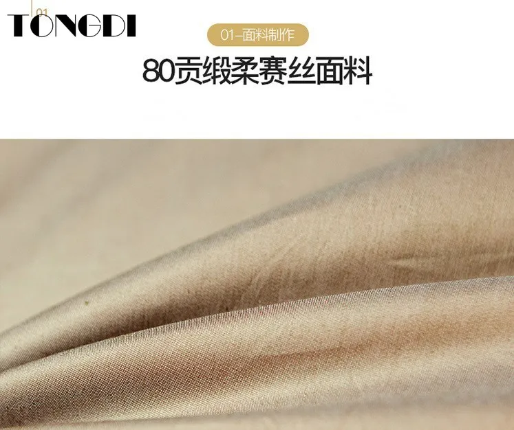 TONGDI Hotel Help Sleeping Large Goose-down Pillow Back Long Elastic Elegant Soft Backrest Luxury Decor For Home Bed Sofa Tatami | Дом и сад