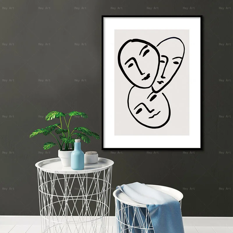 Современный Matisse печати плакатов Художественная печать на холсте с абстрактными