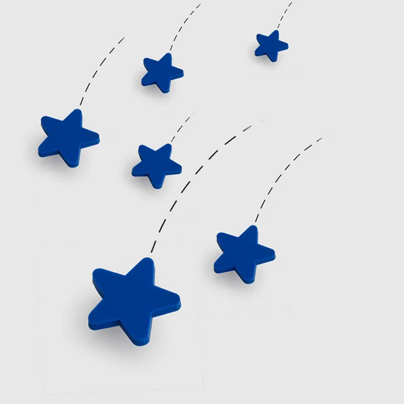 Новинка резиновая ручка в форме звезды Луны облака для детского шкафа - купить по