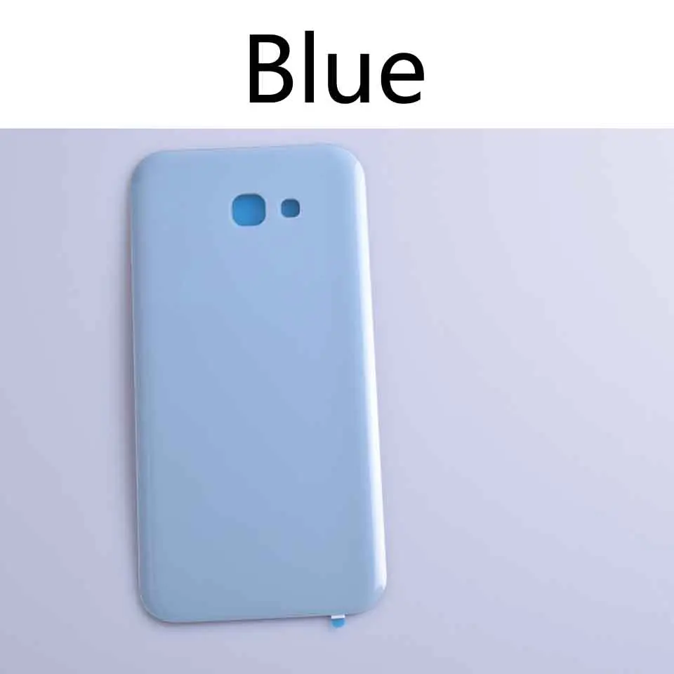 Blue-No tool A720 для Samsung Galaxy A7 A720 A720F SM-A720F Корпус Крышка батарейного отсека задняя крышка задняя дверь Шасси Корпус Замена - Цвет: Blue-No tool
