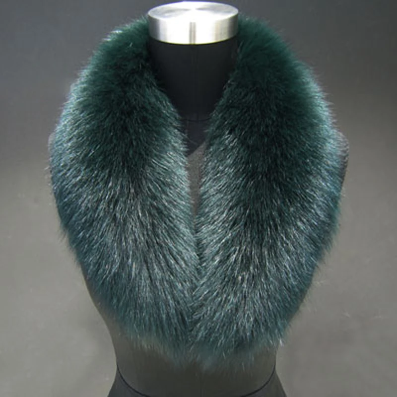 Женский шарф из натурального Лисьего меха зимний теплый с воротником 100% модные