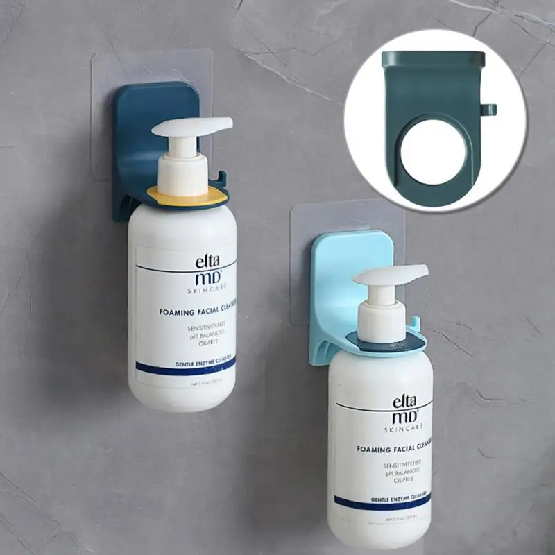 All Mounted Shampoo Bottle Shelf Shower Non-marking Sticker Shower Gel Rack Liquid Soap Holder Self Adhesive Shelves Hanger