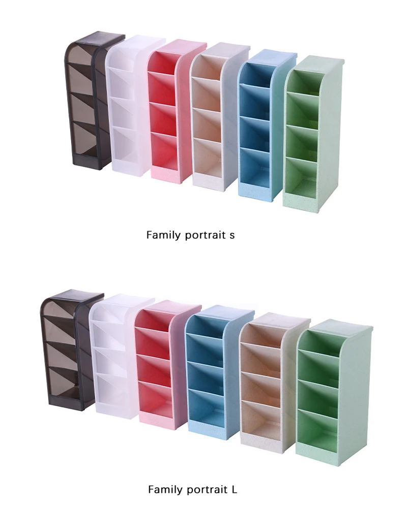 

1PC Inclined Pen Holder Plastic Stationery Organizer Ceative Type Frosted Makeup Pen Holder School Office Accessories