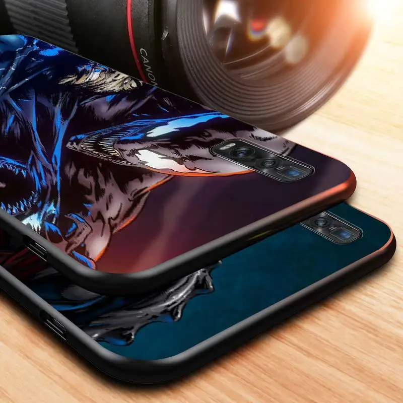 

Marvel Villain venom for OPPO A12 A1K A11X A12E A31 A32 A52 A53S A53 A72 A73 A92 A93 Find X2 X3 2018 2020 Lite Neo Phone Case
