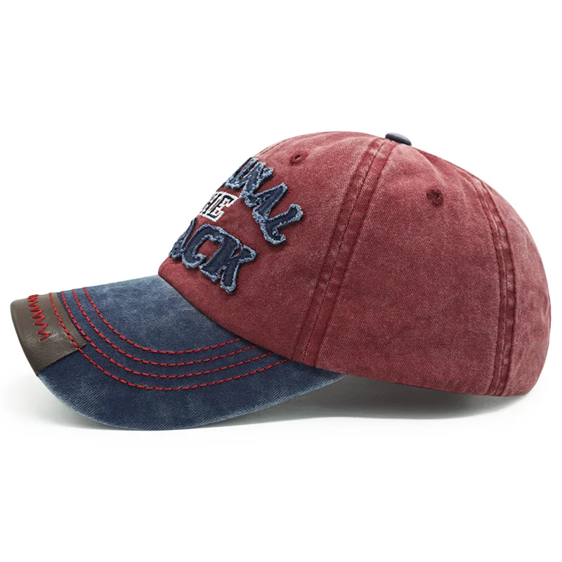 KUNBKANG, винтажная хлопковая бейсболка, мужская, летняя, повседневная, Snapback, шапки для женщин, Gorras, папа, шапка с надписью, черная, Мужская бейсболки из промытого хлопка
