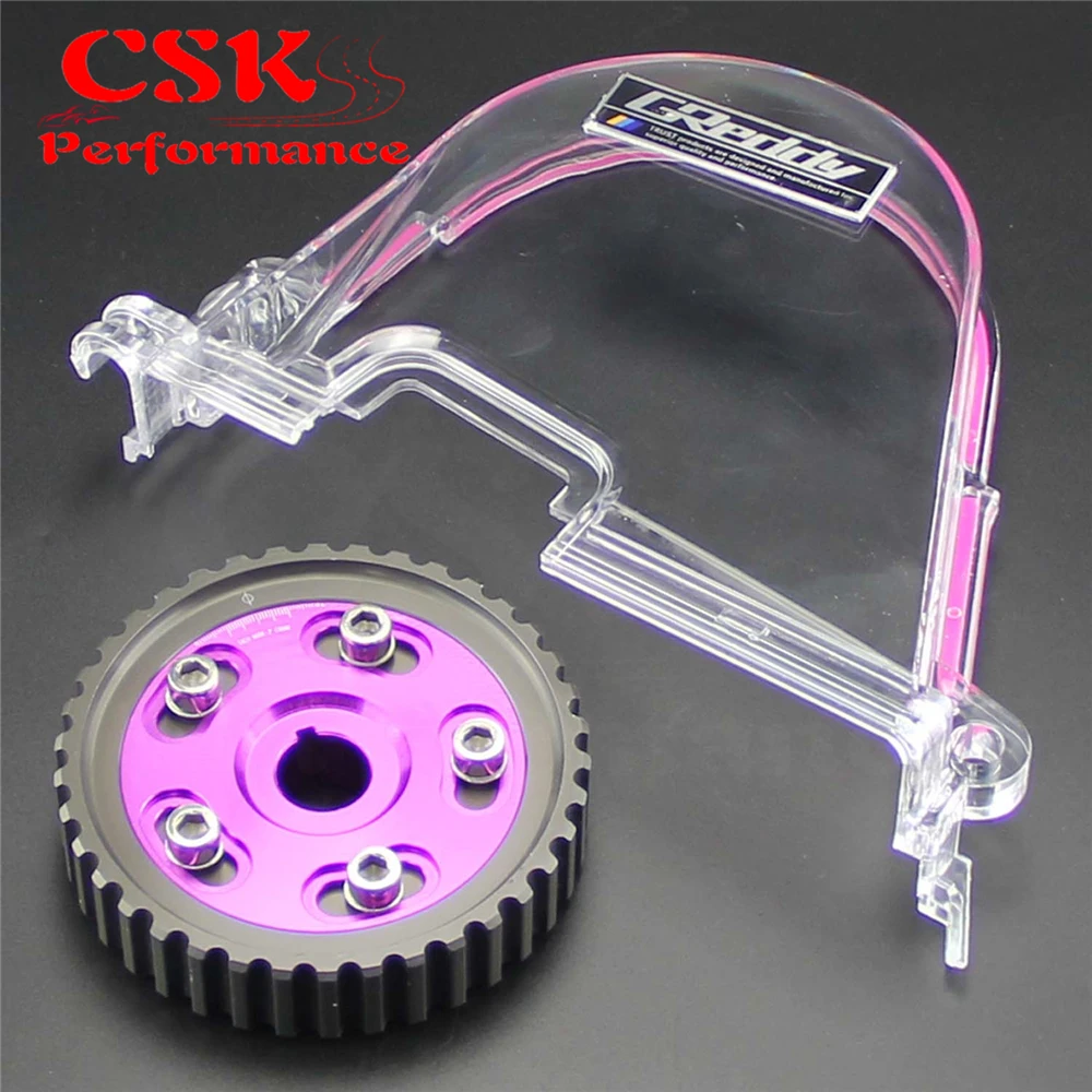 Прозрачная крышка ремня зубчатой передачи + комплект шкива камеры для Honda Civic D15 D16C