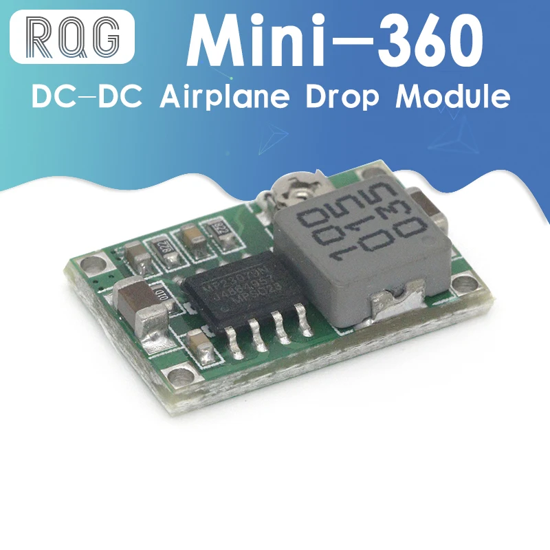 10 шт. RC самолет модуль мини 360 DC понижающий преобразователь 4 75 V 23V до 1V 17V LM2596 2A