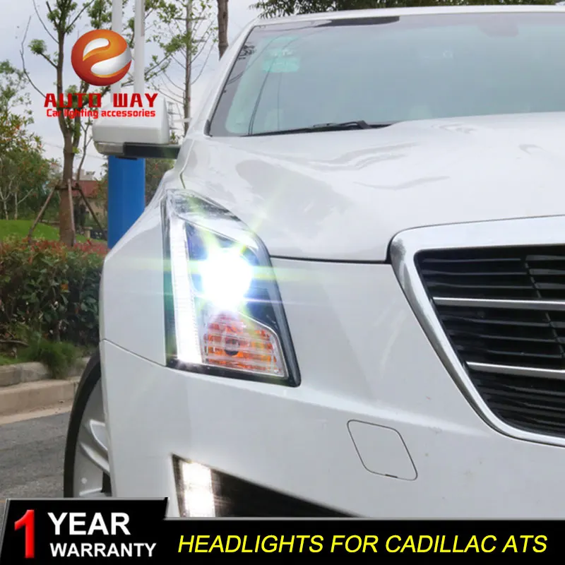 Чехол для стайлинга автомобиля Cadillac ATS 2014-2016 Автомобильные светодиодные фонари