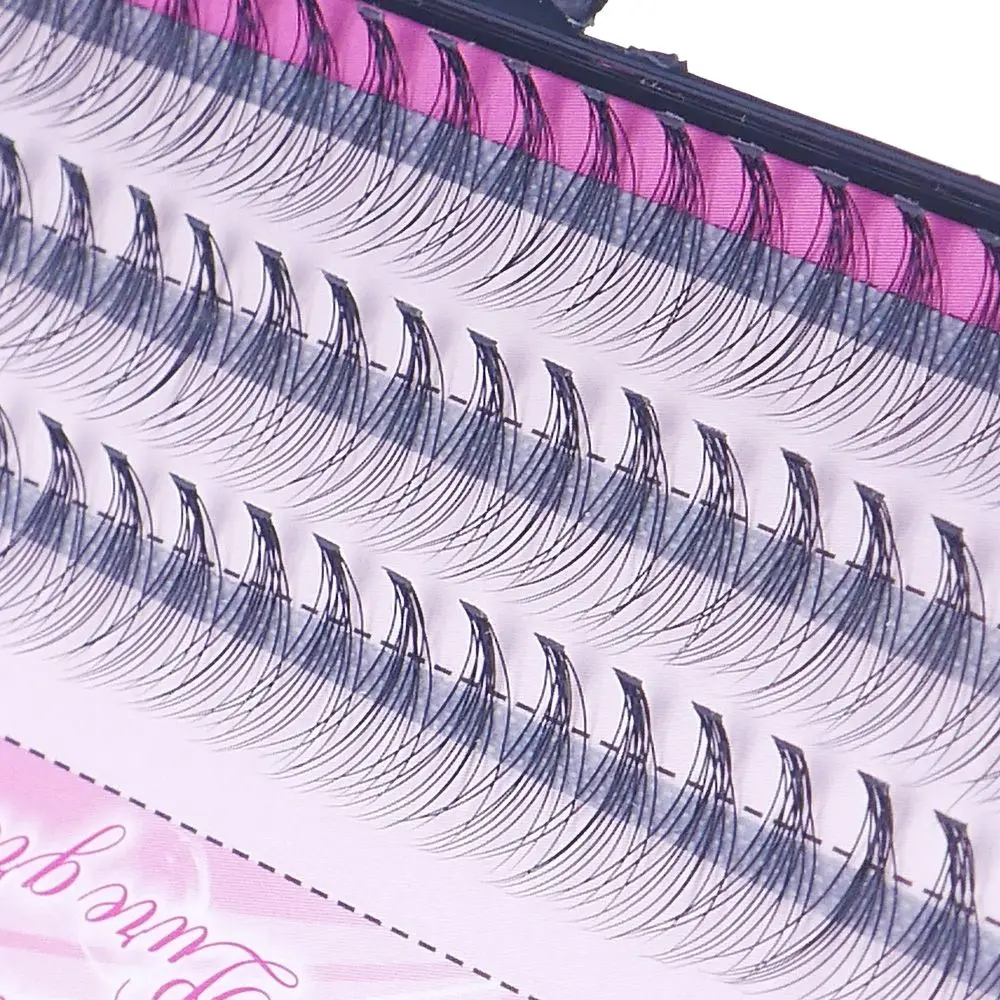 

60 Bundle Makeup Individual Cluster Natural Long Eye Lashes Fake False Eyelashes