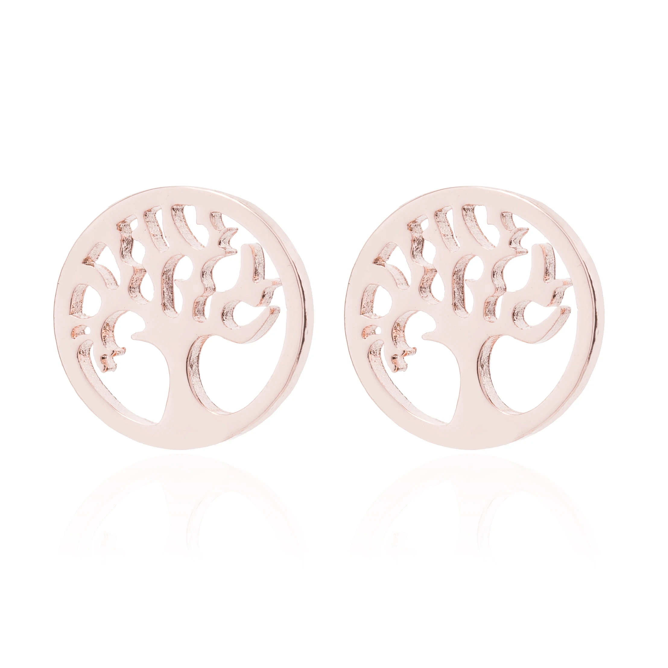 FENGLI из нержавеющей стали серьги с Микки Маусом гвоздики дерево для женщин детей