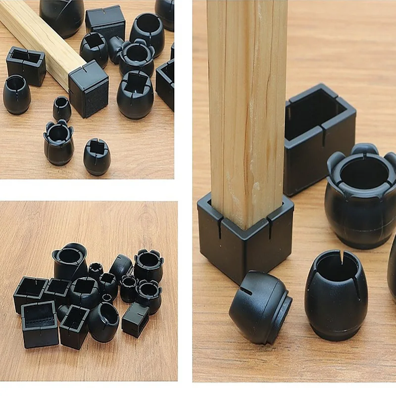 4 шт. нескользящие накладки на ножки стола стула защита нижней части протекторы