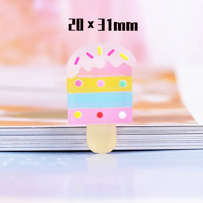 Кавайная имитация мороженого с плоским основанием кабошон скрапбукинг сделай