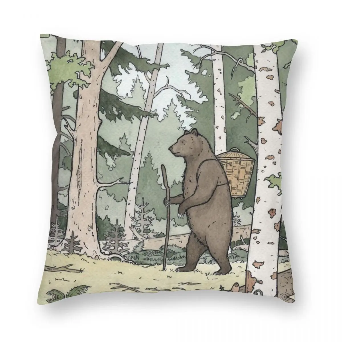 

Наволочка квадратная из полиэстера и льна, 45 х45