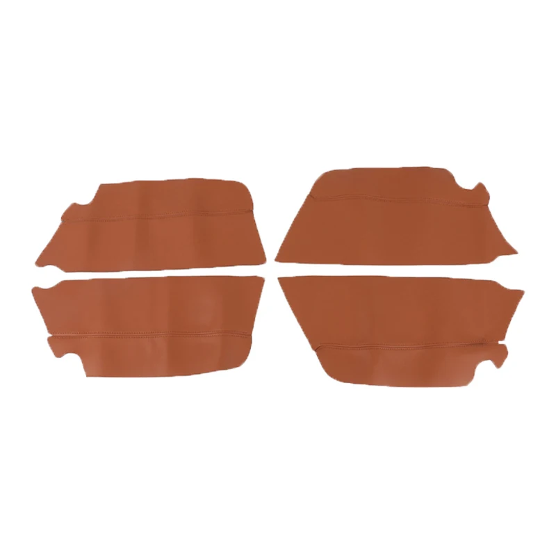 4PCS Front Rear Door Panel Armrest Microfiber Leather Cover Protective Trim For Toyota Prado 2010-2018 with Mount Fittings - купить по