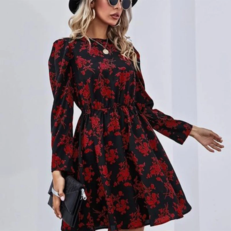 

Trf za women 202021 spring summer printed long sleeve dress traf jacquemusing yk2 skirt jupe ensemble bsico kpytomoaing zaraing