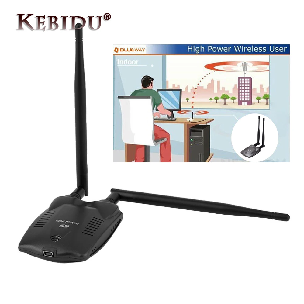 Kebidu 300 Мбит/с длинный диапазон BT-N9100 Beini USB Wifi адаптер беспроводная сетевая карта