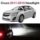 Xlights диодные лампы для авто автомобильные лампы для Chevrolet Chevy Cruze 2011 2012 2013 2014 2015 светодиодные фары лампы ближнего света Canbus 12 В 6000 К лампы фары аксессуары