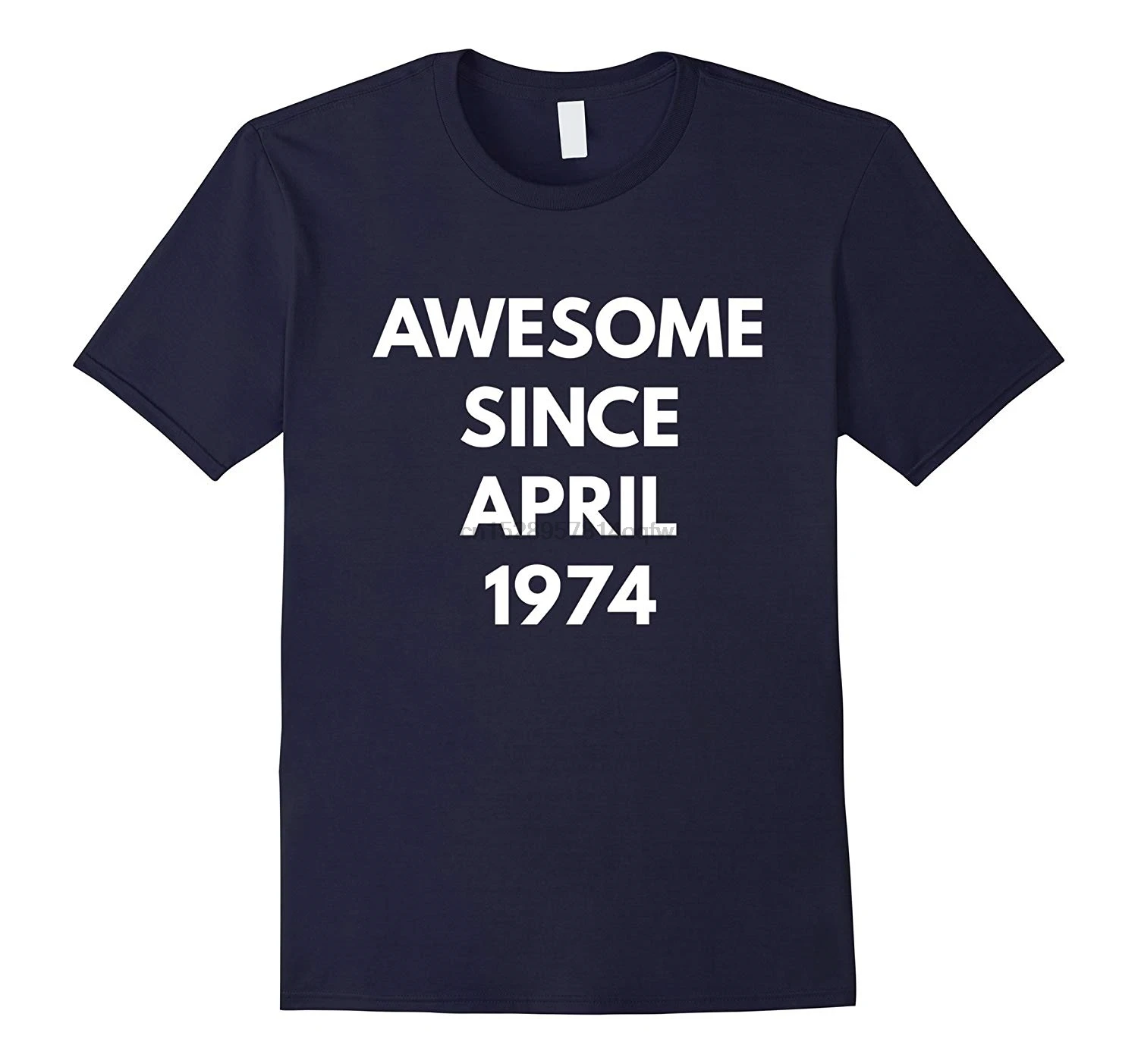 Мужская футболка Awesome Since April 1974 Футболка-April Birthdays-RT женские футболки | одежда