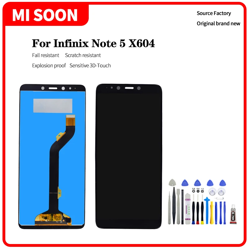 

For Infinix Note 5 X604 LCD Display Touch Screen Digitizer Assembly For Infinix Note 5 X604 lcd Replacement Screen