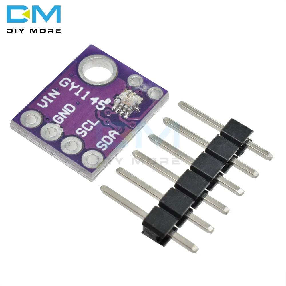 SI1145 ультрафиолетовая ИК проекционная плата I2C IIC Φ 6 контактный разъем световой