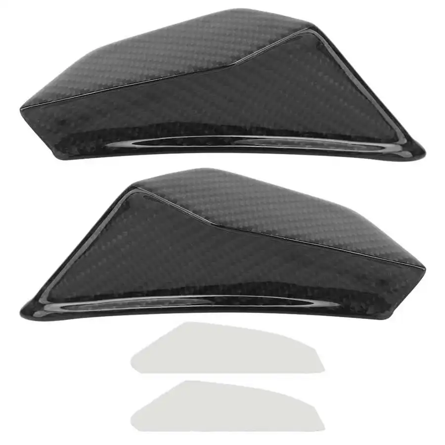 Пара универсальных крыльев мотоцикла аэродинамический спойлер из углеродного