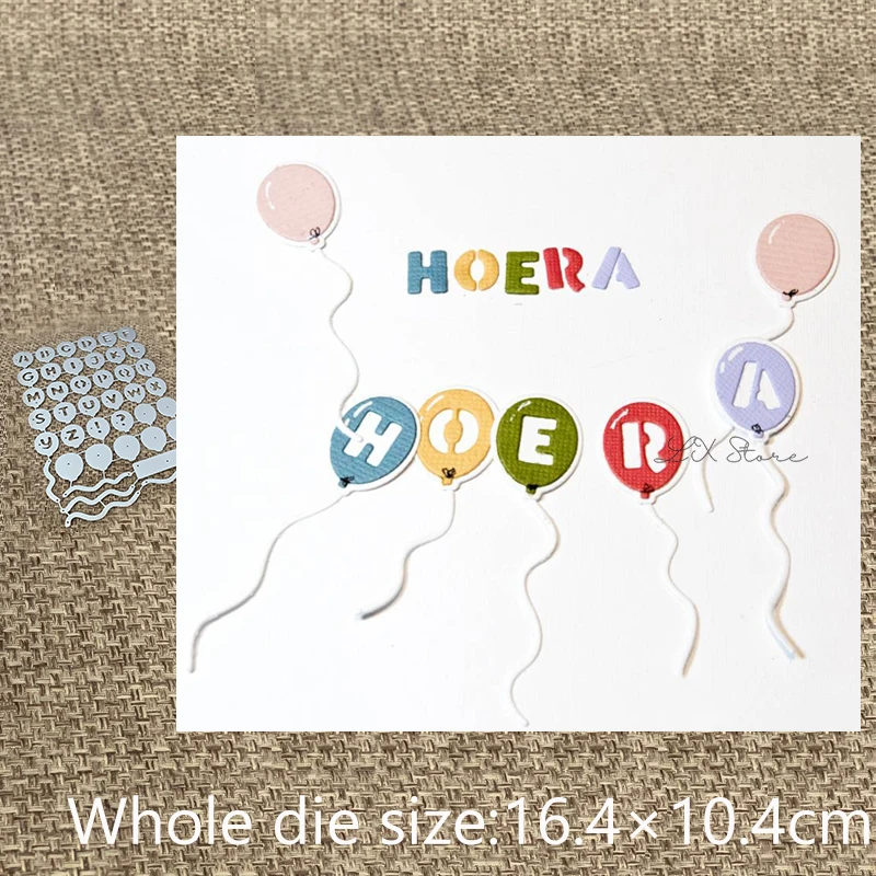 Новый дизайн поделки металлические Вырубные штампы 41 шт. шар письмо украшения