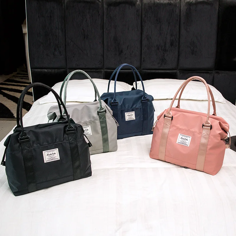 Нейлоновая женская спортивная сумка дорожные сумки для спортзала багажа