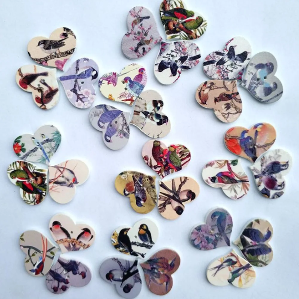 50 шт. декоративные пуговицы с 2 отверстиями 25 мм|Пуговицы| |