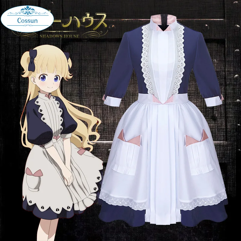 

Anime! Shadows House Emilik Maid Dress Lovely Princess Suit Uniform Cosplay Costume Halloween Party Outfit Dailydress Lolita