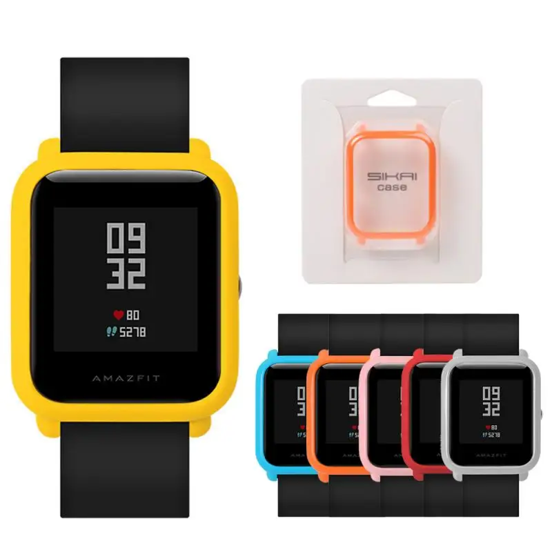 Новинка для Huami Amazfit Bip Younth часы тонкая красочная Рамка PC Защитная оболочка умные