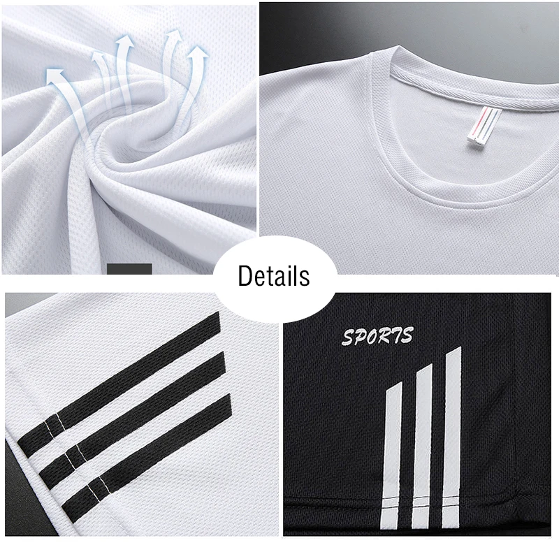 

Summer Sportswear Men Sets Tracksuit Short Sleeve Clothing Men T-Shirt Shorts Confortable Men's Sets New Man Brand Mens T-Shirts