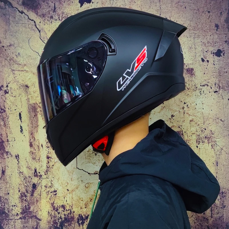 Полнолицевые гоночные шлемы зимний теплый двойной козырек мотоциклетный шлем