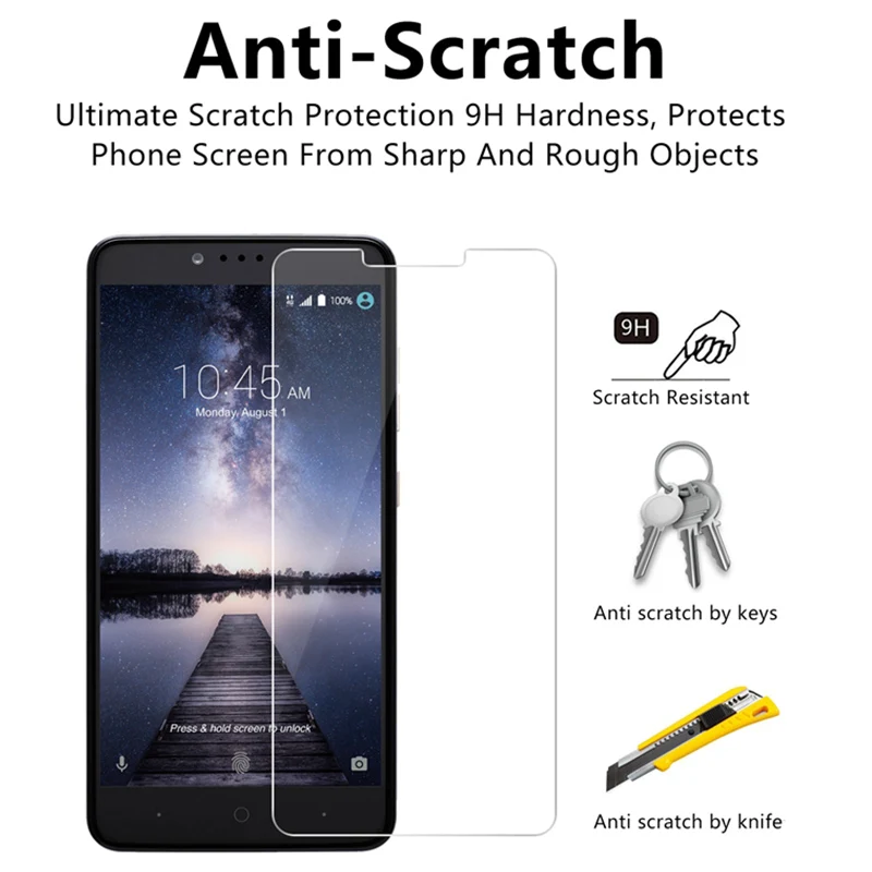 Защитное стекло для ZTE Nubia M2 Lite N2 N3 V18 Z7 Max N1 Mini 9H HD | Мобильные телефоны и аксессуары