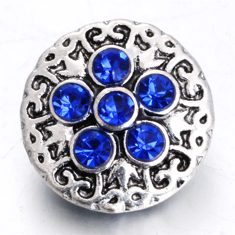 10 шт./лот новинка 12 мм ювелирное изделие винтажный горный хрусталь кнопки