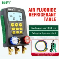 duoyi dy517 digital pressure meter pressure gauge refrigeration manifold tester meter temperature tester r410a refrigerant test