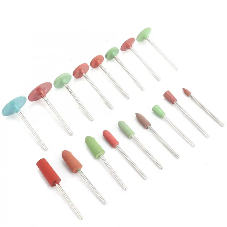 17 шт./компл. полировальная головка для ювелирных изделий шлифовальный