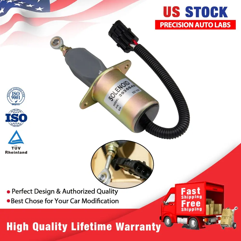 

3935649 Соленоидный клапан, отключение топлива для Ford 5.9L 8.3L Cummins, дизельный двигатель США