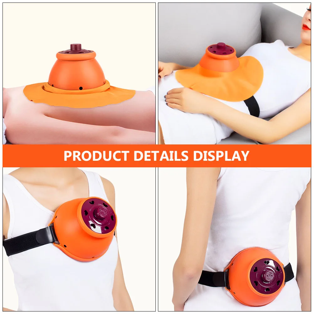

1pc Moxibustion Cans Breast Navel Moxibustion Box Body Massager With Strap Moxibustion Can Body Massager Breast Moxibustion Box