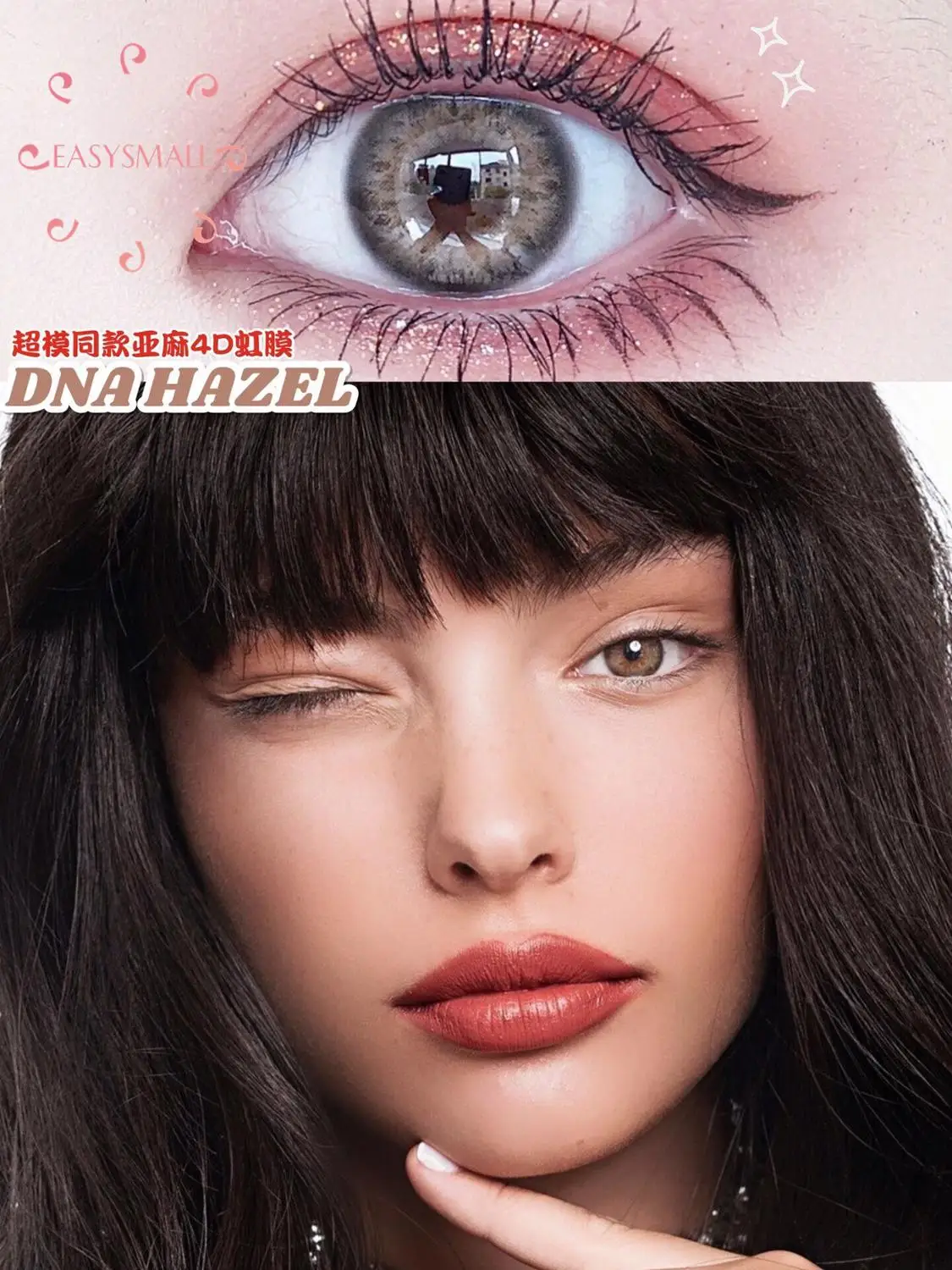 easysmall green colored contact lenses for eyes color contact lens small beautiful pupil 2pcspair myopia prescription degree free global shipping