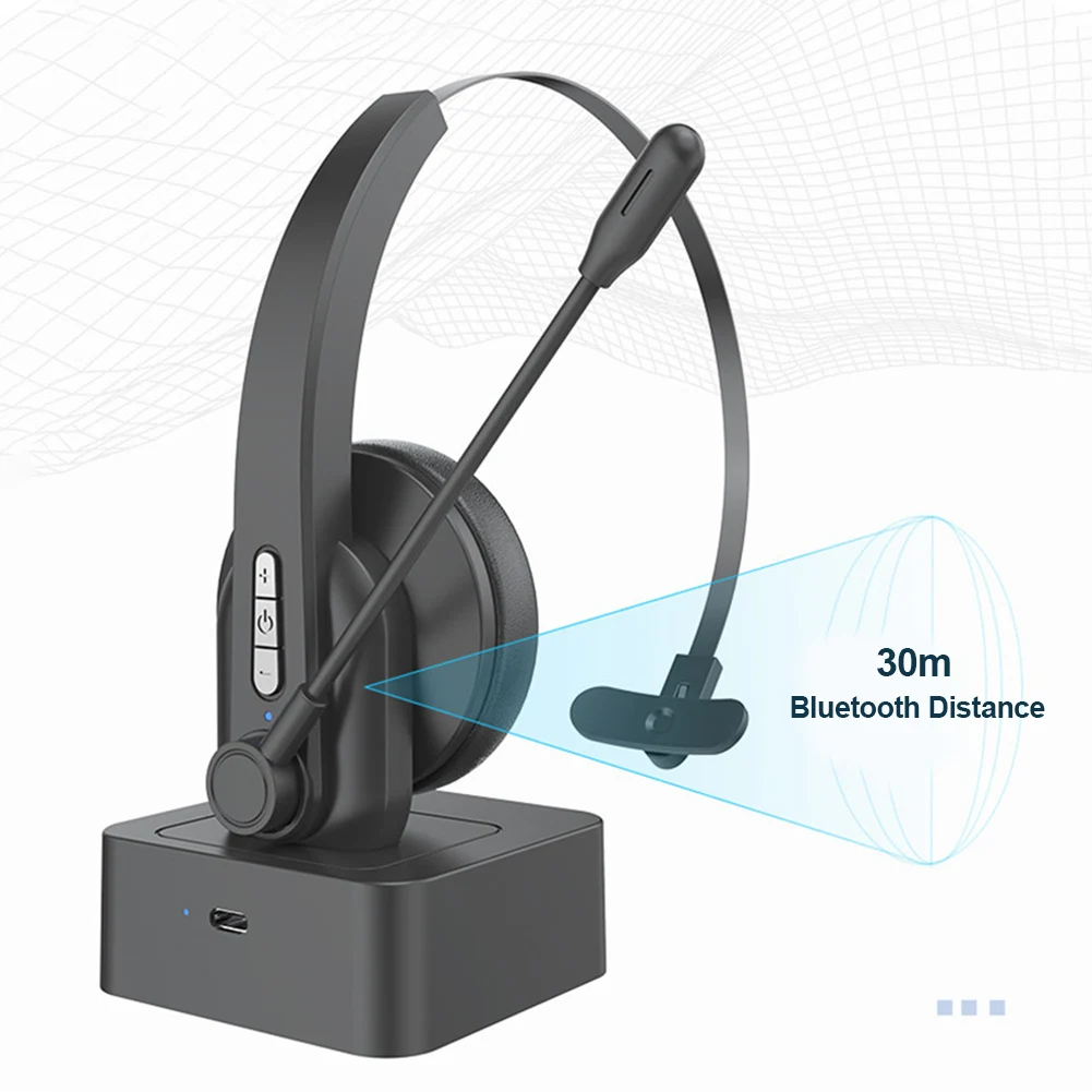 Bluetooth-гарнитура для мобильных телефонов с шумоподавлением микрофоном чистый