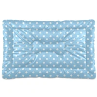 polka dots print soft pet bed animals cushion for cat dog washable anti slip pet mat house short plush kennel mat warm sleeping