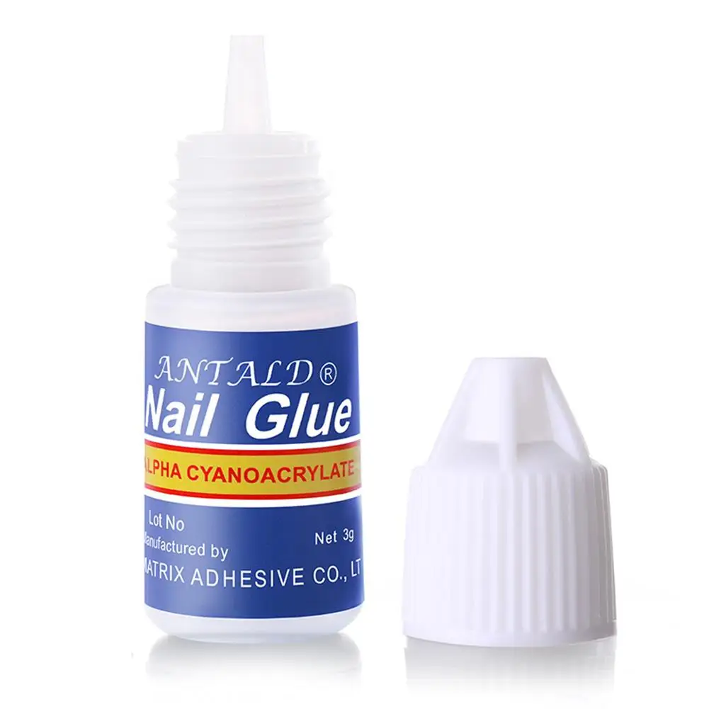 

3g Nail Rhinestones Flat Bottom Acrylic Nail Glue For French Art False Tips Adhesive Liquid Manicure Nail Art Tool