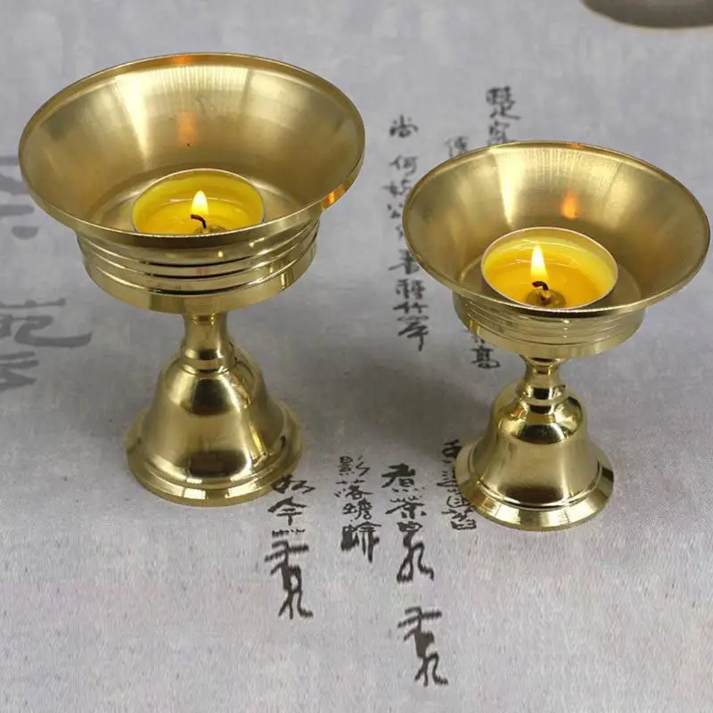 Медный подсвечник в стиле ретро романтичные вечерние подсвечники украшение для