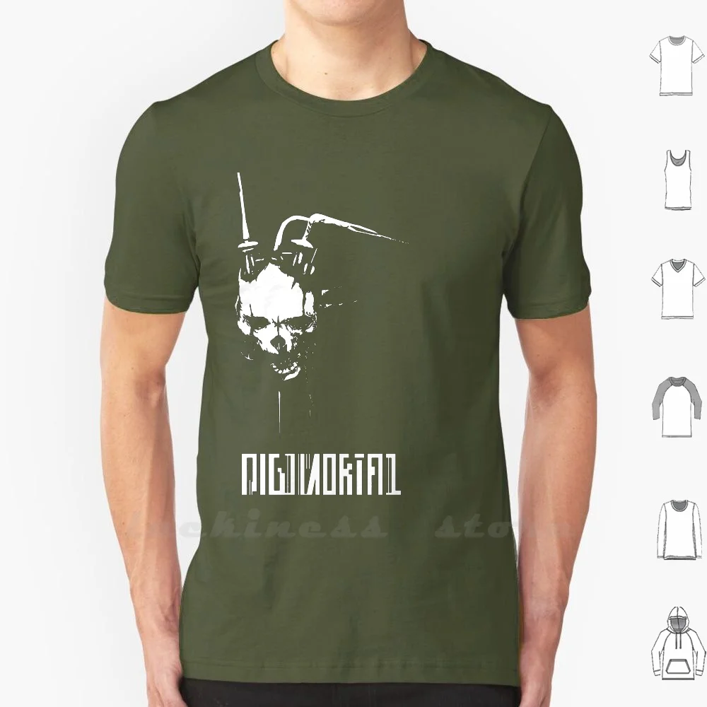 Digimortal-белая/логотип Футболка 6Xl сидония No Kishi Рыцари сидонии Тоа тяжелые отрасли