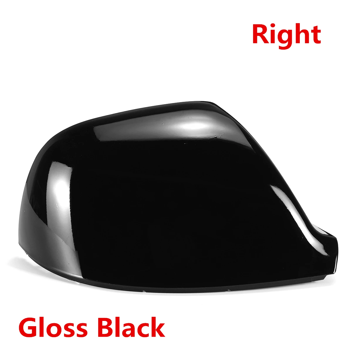 Glossy Black Right Боковой корпус бокового зеркала заднего вида для VW для Transporter T5 T5.1 2010- T6- 7E1857527F 7E1857528F - Цвет: Glossy Black Right