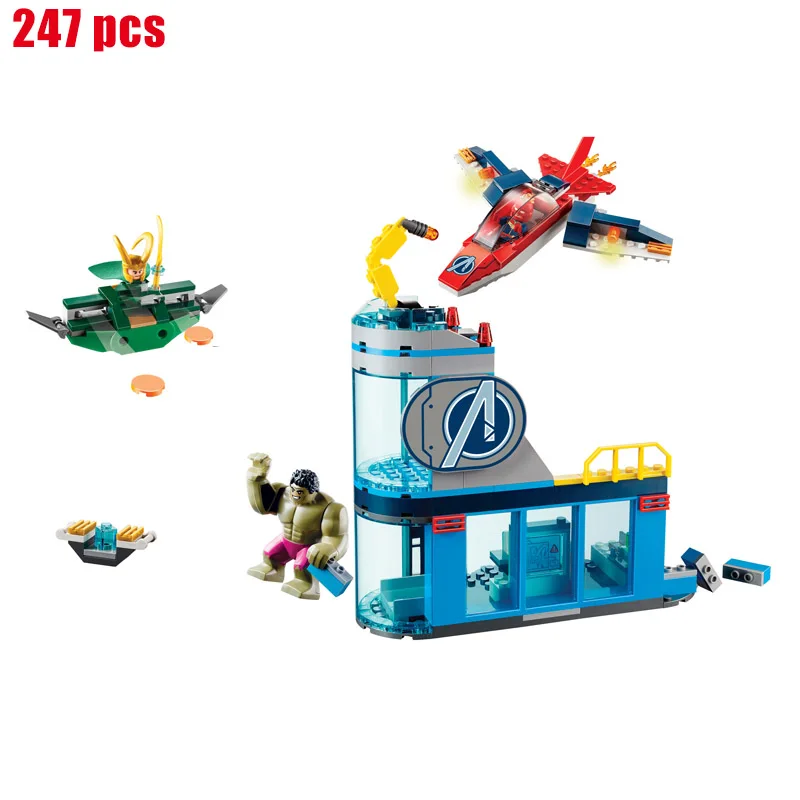 2021 Новинка 247 шт. строительных блоков игрушка серия супергероев классическая