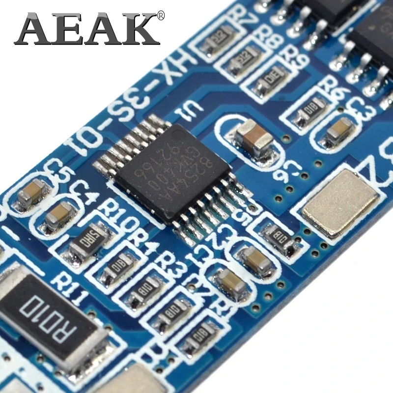 AEAK 50x21x1 мм 10 а BMS защитная плата зарядного устройства для 3 18650 литий ионных батарей